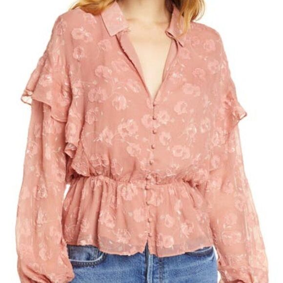 Joie Casha Floral Silk Blend Blouse - Picture 1 of 3